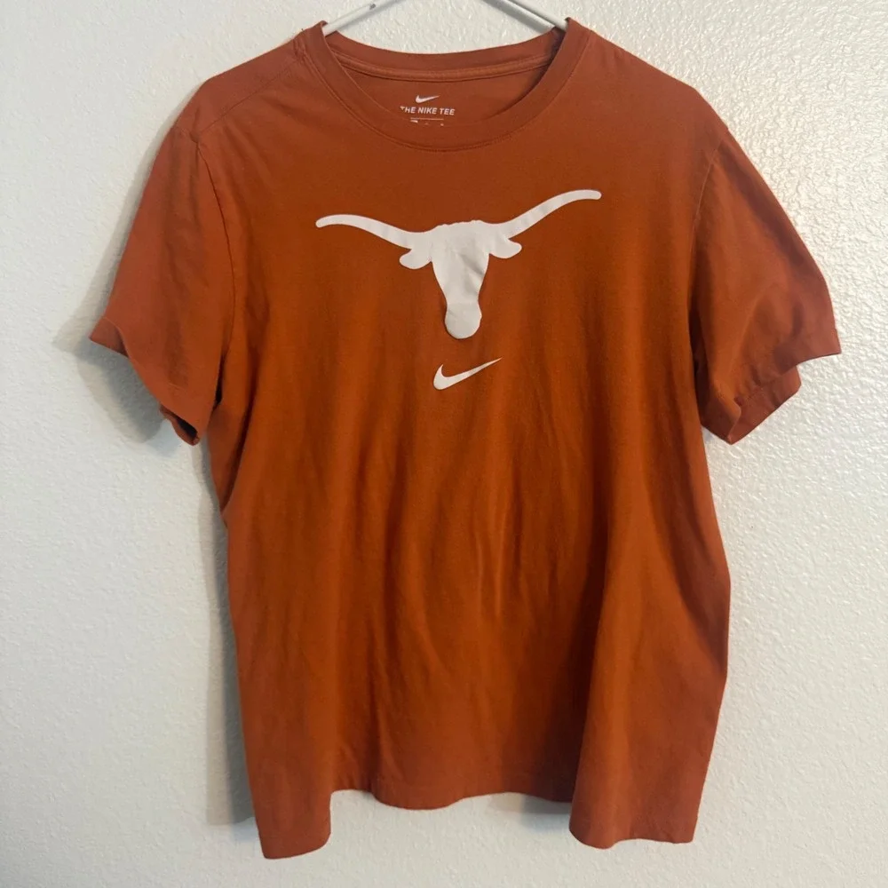 Texas Longhorns UT NCAA Nike Burnt Orange Short Sleeve T-Shirt Men's Size Medium
